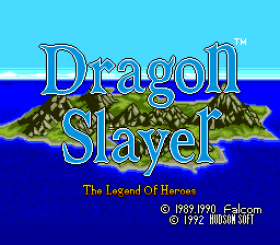 Dragon Slayer screenshot 2 for TurboGrafx CD